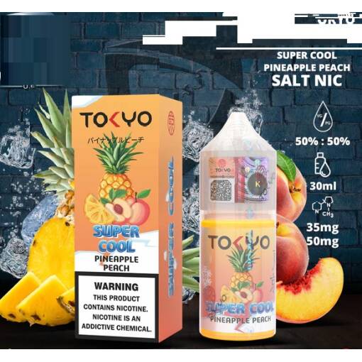 TOKYO - Super Cool - Pineapple Peach - SALT - 30ML