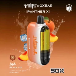 OXBAR PANTHER X Disposable 50000 puff - PEACH ICE - ( RECHARGEABLE )