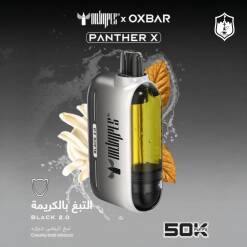 OXBAR PANTHER X Disposable 50000 puff - BLACK 2.0 - ( RECHARGEABLE )