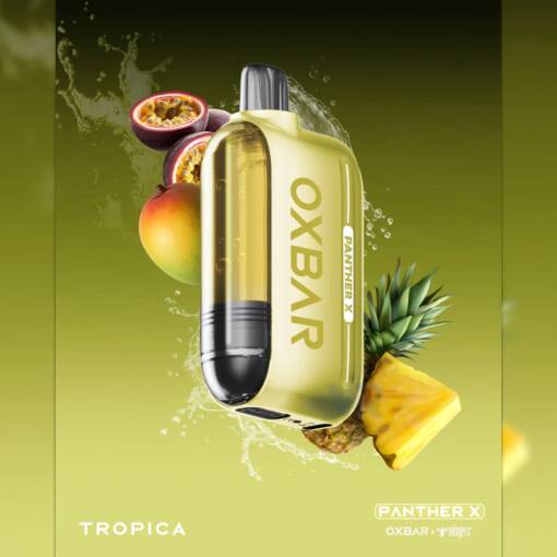 OXBAR PANTHER X Disposable 50000 puff - TROPICA ICE - ( RECHARGEABLE )