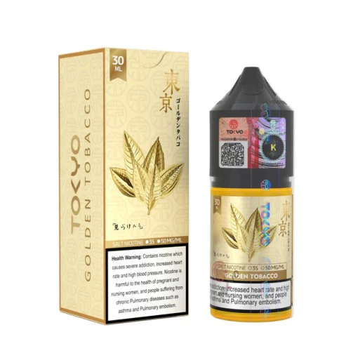 TOKYO - GOLDEN TOBACCO - SALT - 30ML 1 TOKYO - GOLDEN TOBACCO - SALT - 30ML