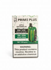PRIME PLUS 26000 puff - APPLE WATERMELON - ( RECHARGEABLE )