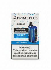 PRIME PLUS 26000 puff - OG BLUE - ( RECHARGEABLE )