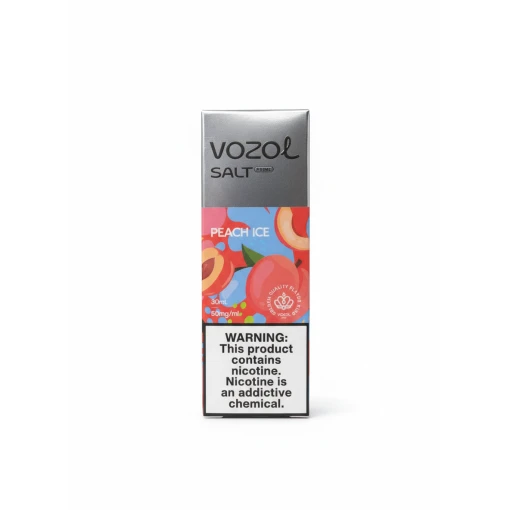 Vozol سائل برايم - طعم الخوخ المآيس - ملح - 30 مل