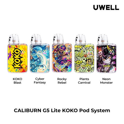 CALIBURN G5 LITE KOKO POD SYSTEM (NEW)