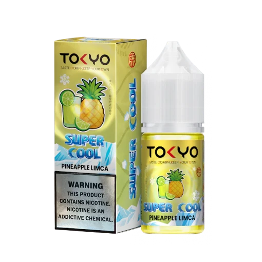 TOKYO - Super Cool - PINEAPPLE LIMCA - SALT - 30ML 1 TOKYO - Super Cool - PINEAPPLE LIMCA - SALT - 30ML