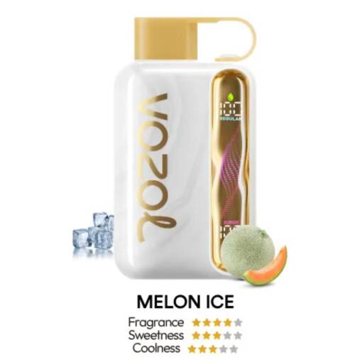 Vozol  Disposable Star 40000 puff - MELON ICE - ( RECHARGEABLE )