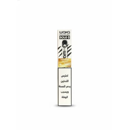 Waka Solo2 Disposable 3000 puff - Triple Mango - ( RECHARGEABLE )