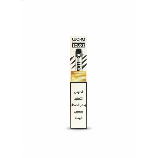Waka Solo2 Disposable 3000 puff - Triple Mango - ( RECHARGEABLE )