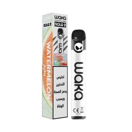 Waka Solo2 Disposable 3000 puff - Watermelon - ( RECHARGEABLE )