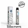 ZEN PURE Disposable 20000 puff - BLUEBERRY ICE - ( RECHARGEABLE ) 0 NICOTEN