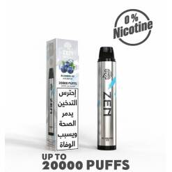 ZEN PURE Disposable 20000 puff - BLUEBERRY ICE - ( RECHARGEABLE ) 0 NICOTEN