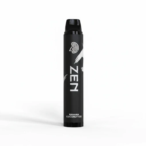 ZEN FLOW Disposable 20000 puff - BANANA COCONUT - ( RECHARGEABLE ) 1 ZEN FLOW Disposable 20000 puff - BANANA COCONUT - ( RECHARGEABLE )
