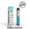 ZEN PURE Disposable 20000 puff - COOL MINT - ( RECHARGEABLE ) 0 NICOTEN