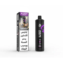 ZEN CLOUD SHISHA Disposable 40000 puff - BLUERAZZ LEMON - ( RECHARGEABLE )