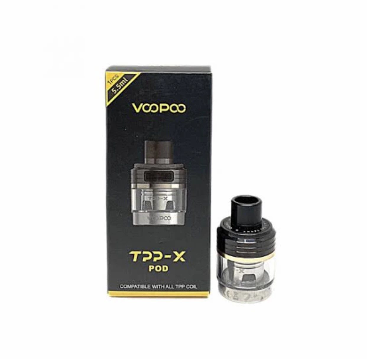 كاتريدج VOOPOO TPP X Pod سعة 5.5 مل 1 كاتريدج VOOPOO TPP X Pod سعة 5.5 مل