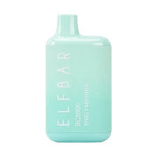 ELF BAR Disposable 5000 puff - Sweet Menthol - ( RECHARGEABLE ) 1 ELF BAR Disposable 5000 puff - Sweet Menthol - ( RECHARGEABLE )