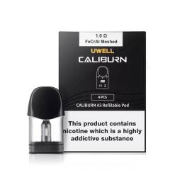 UWELL CALIBURN A3 1.0 ohm Replacement Cartridges (1 PCS)