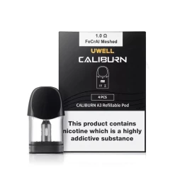 UWELL CALIBURN A3 1.0 ohm Replacement Cartridges (1 PCS)