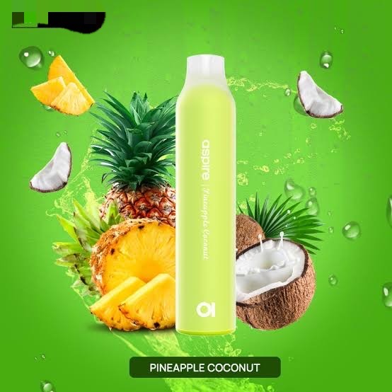 ASPIRE DISPOSABLE - PINEAPPLE COCONUT - 5000 puff - ( RECHARGEABLE ) - 20  MG Beta Vape
