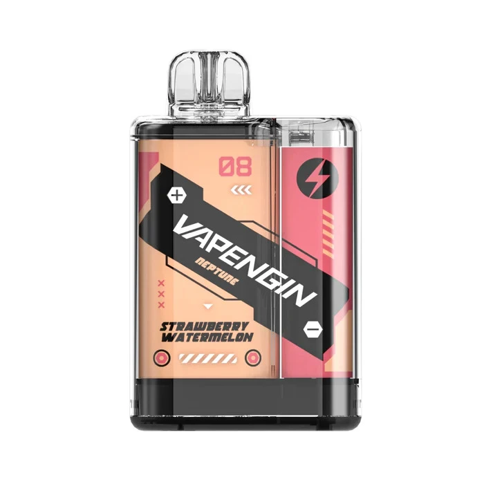 Vapengin 8000 puff - Strawberry Watermelon - ( RECHARGEABLE ) 1 Vapengin 8000 puff - Strawberry Watermelon - ( RECHARGEABLE )