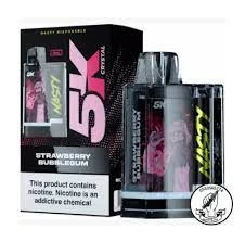 NASTY Disposable 5000 puff - Strawberry Bubblegum - ( RECHARGEABLE ) 1 NASTY Disposable 5000 puff - Strawberry Bubblegum - ( RECHARGEABLE )