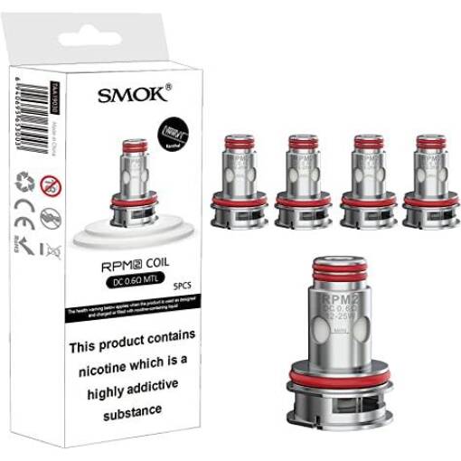 SMOK ار بي ام 2 تيار مستمر MTL 0.6 أوم COIL
