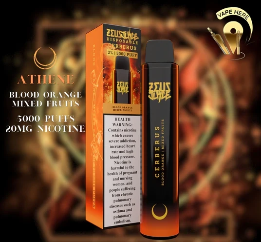 عصير زيوس للاستخدام مرة واحدة - سيربيروس - برتقال دموي مختلط التوت - 5000 PUFF - 20 ملغ (قابل لإعادة التوصيل) 1 عصير زيوس للاستخدام مرة واحدة - سيربيروس - برتقال دموي مختلط التوت - 5000 PUFF - 20 ملغ (قابل لإعادة التوصيل)