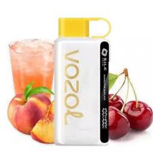 Vozol Star 12000 PUFF Disposable - Cherry Peach Lemonade - ( RECHARGEABLE )