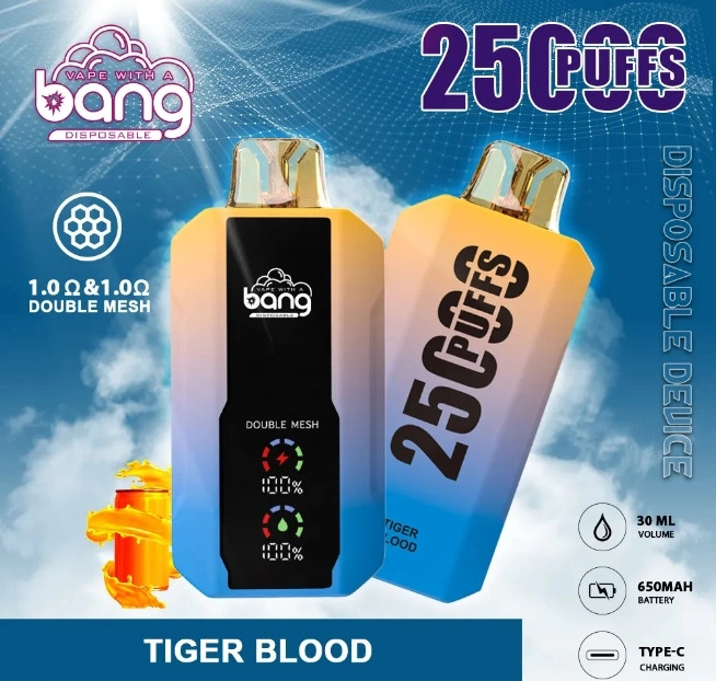 tiger blood vape BANG Disposable 25000 puff - TIGER BLOD