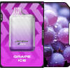 Malek El Zaman Disposable 10000 puffs - Grape Ice - ( RECHARGEABLE )