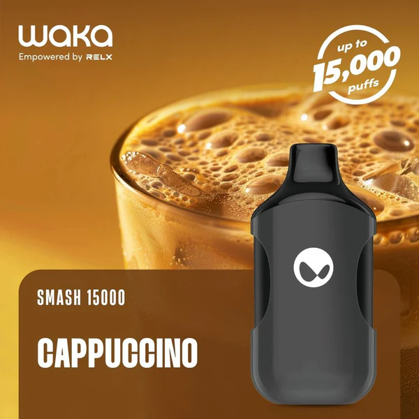 Waka Smash Disposable 15000 puff - Cappuccino