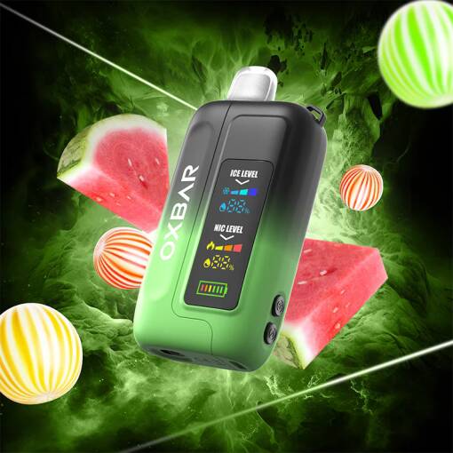 OXBAR Ice Nic Control 35K Puffs Disposable - Watermelon BBG - 50 MG ( RECHARGABLE ) 1 OXBAR Ice Nic Control 35K Puffs Disposable - Watermelon BBG - 50 MG ( RECHARGABLE )