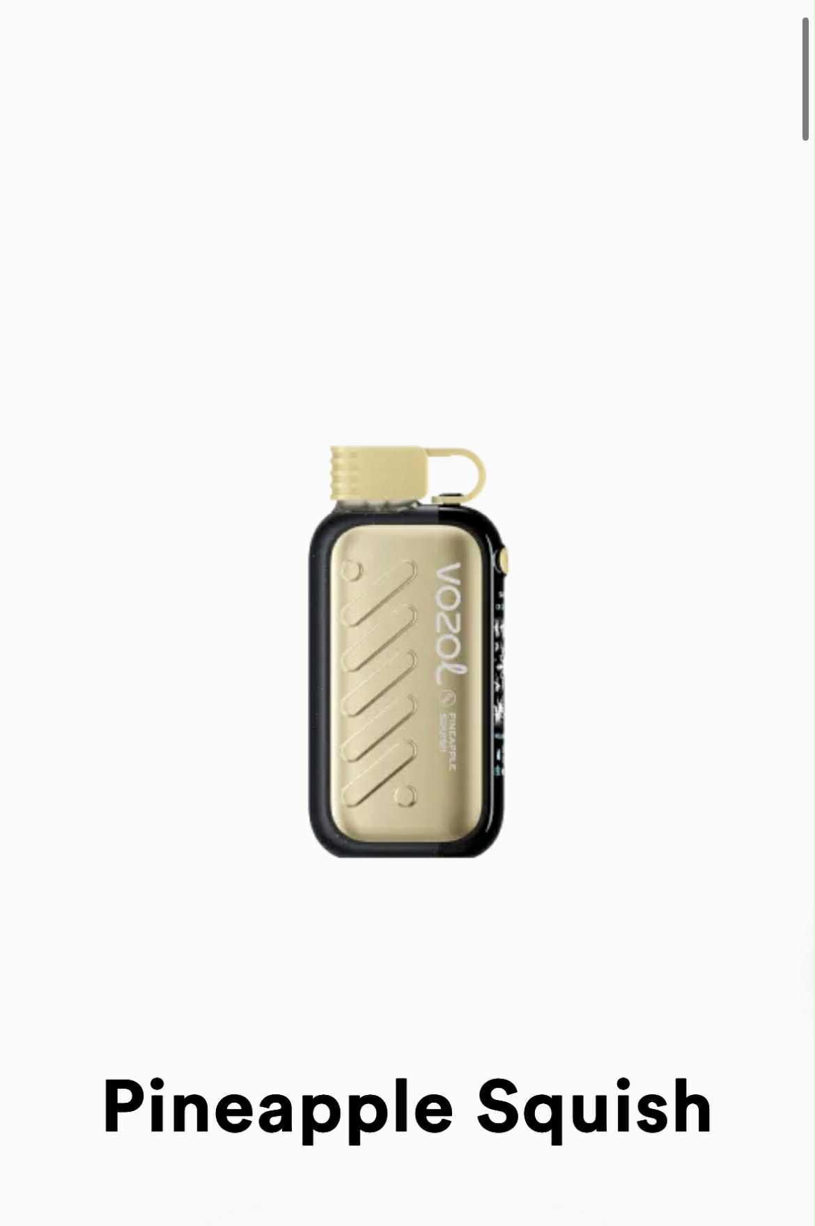 Vozol Disposable GEAR 50000 puff - PINEAPPLE SQUISH - ( RECHARGEABLE ) Beta  Vape
