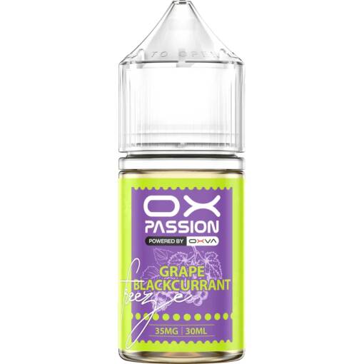 OXPASSION - FREEZE - عنب وكشمش أسود - نيكوتين سولت - 30 مل