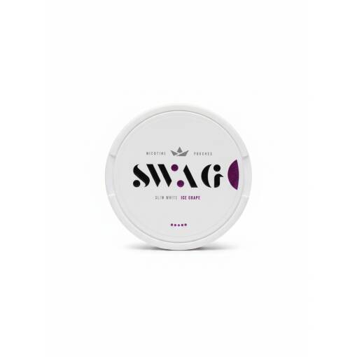 SWAG NICOTINE POUCHES GRAPE ICE STRONG (30MG)