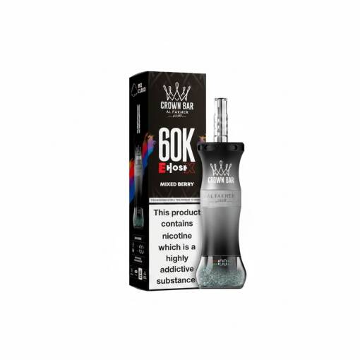 Al Fakher Crown Bar E Hose X Disposable - MIXED BERRY - (60000 Puffs) ( RECHARGEABLE )