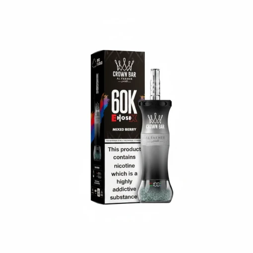 Al Fakher Crown Bar E Hose X Disposable - MIXED BERRY - (60000 Puffs) ( RECHARGEABLE )