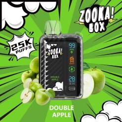 ZOOKA BOX  Disposable - DOUBLE APPLE - (25000 Puffs) ( RECHARGEABLE ) 50MG