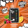 ZOOKA BOX  Disposable - CRANBERRY SPRITZ - (25000 Puffs) ( RECHARGEABLE ) 50MG