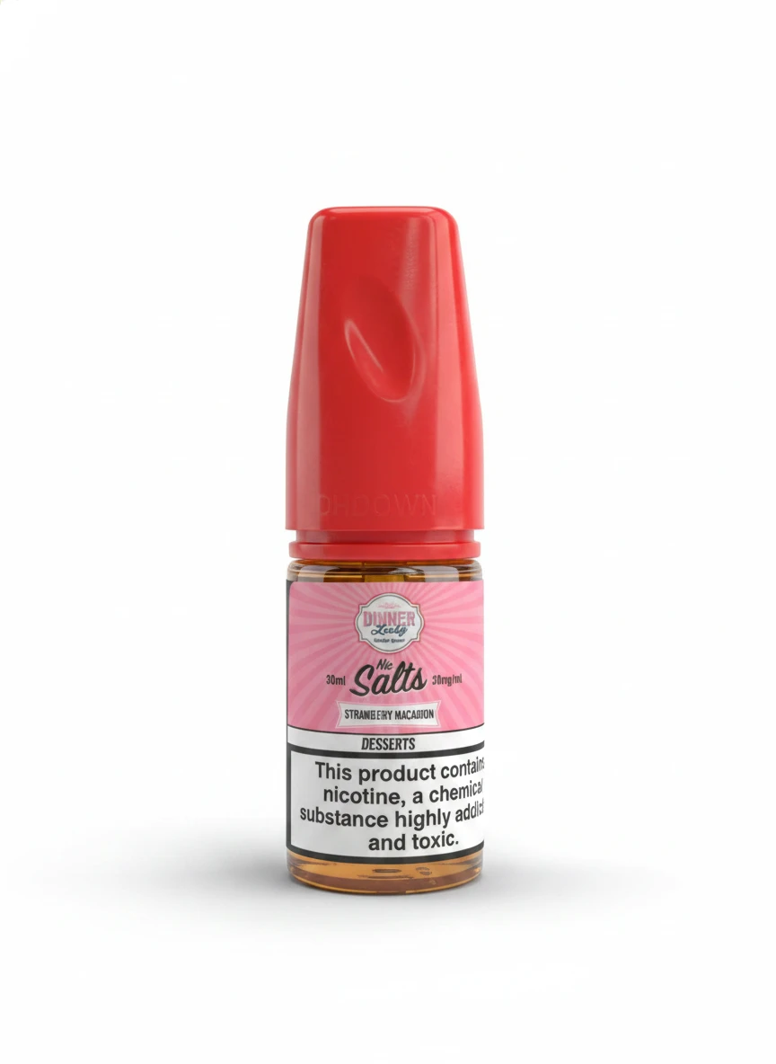 DINNER LADY - STRAWBERRY MACAROON - SALT - 30ML 1 DINNER LADY - STRAWBERRY MACAROON - SALT - 30ML