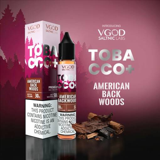 AMERICAN BACK WOODS - VGOD - SALT - 30ML