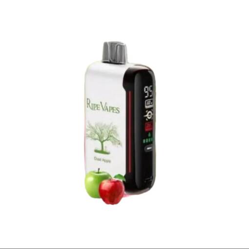 RIPE VAPES Disposable 20000 puff - DUAL APPLE - ( RECHARGEABLE ) 1 RIPE VAPES Disposable 20000 puff - DUAL APPLE - ( RECHARGEABLE )