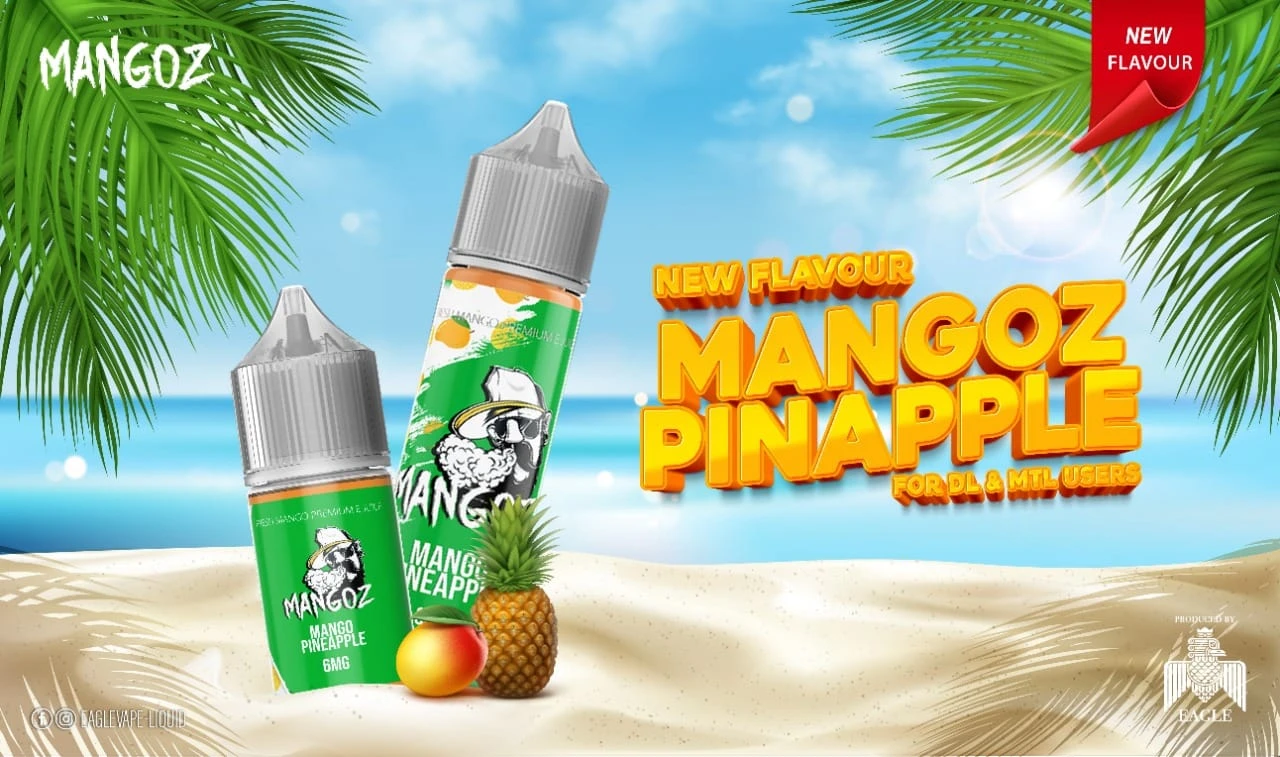 MANGOZ - Mango Pineapple - DL - 60ML 1 MANGOZ - Mango Pineapple - DL - 60ML