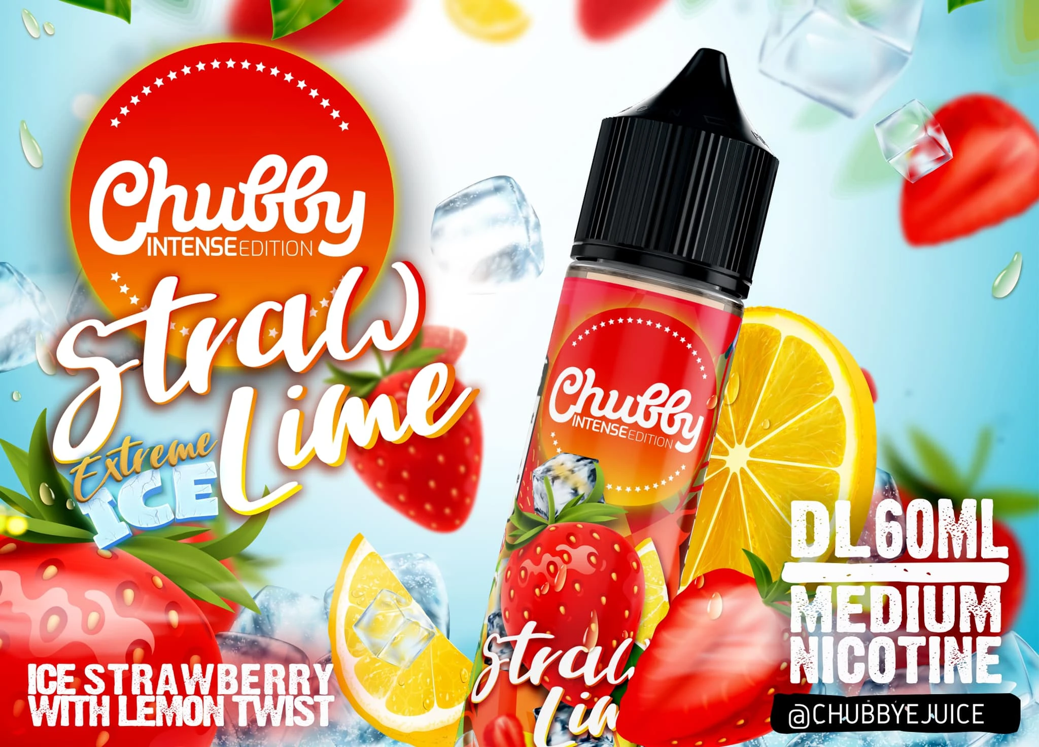CHUBBY - Straw Lime - DL - 60ML 1 CHUBBY - Straw Lime - DL - 60ML