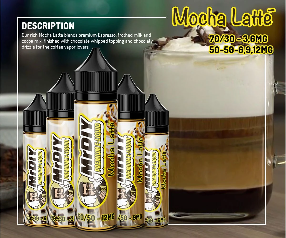 Mr DIY - Mocha Latte - MTL - 60ML 1 Mr DIY - Mocha Latte - MTL - 60ML