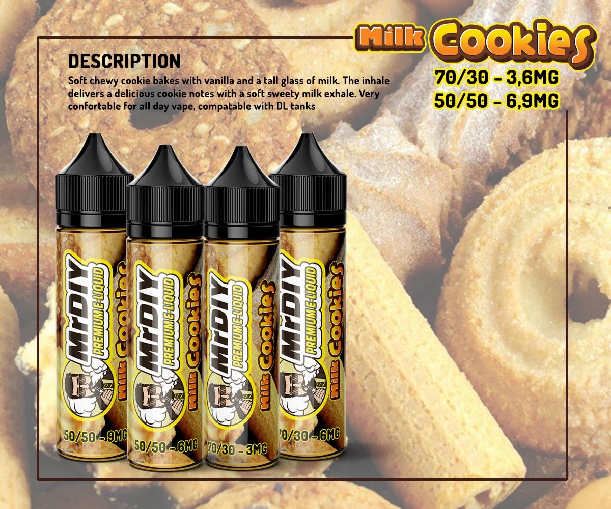 Mr DIY - Milk Cookies - DL - 60ML 1 Mr DIY - Milk Cookies - DL - 60ML