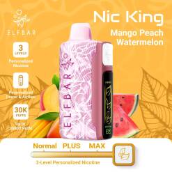 ELFBAR NIC KING 30000 puff - MANGO PEACH WATERMELON - ( RECHARGEABLE )