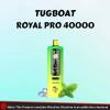 Tugboat Royal Pro DTL - GUM MINT - 40000 Puffs Disposable ( RECHARGEABLE )