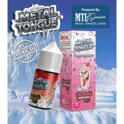 METAL TONGUE DEEP FREEZE - STRAWBERRY MILKSHAKE - SALT - 30ML